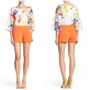 TRINA TURK Hot Mambo Crepe Shorts